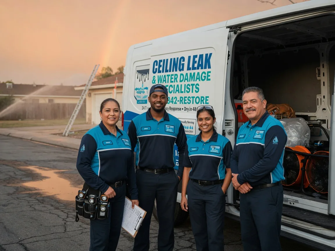 Ceiling Leak Cleanup company in Highland, OH