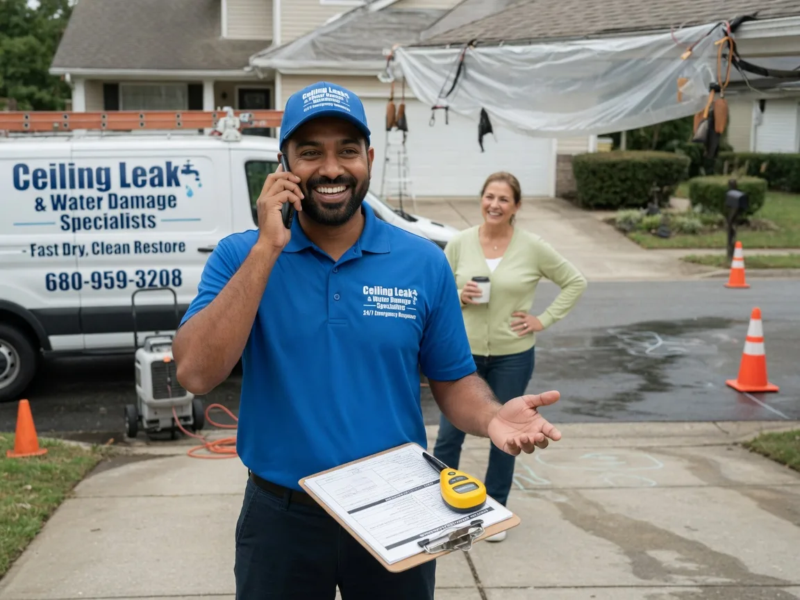 Ceiling Leak Cleanup Highland, OH FAQs